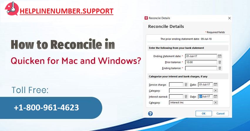 reconcile your bank account on quicken for mac